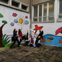 Facade painting - Serve the City Berlin