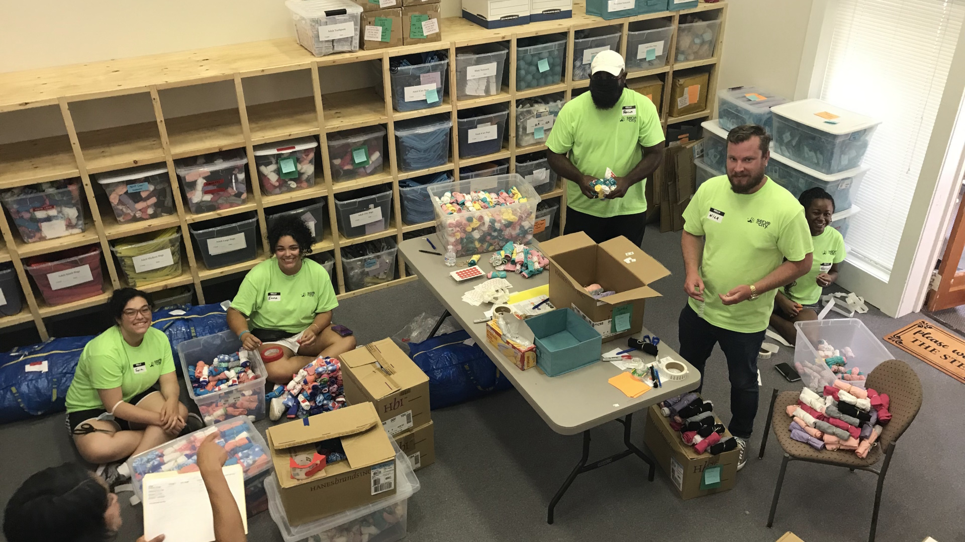 Big Volunteer Day – Diaper Bank Packing Project – Serve the City Peninsula