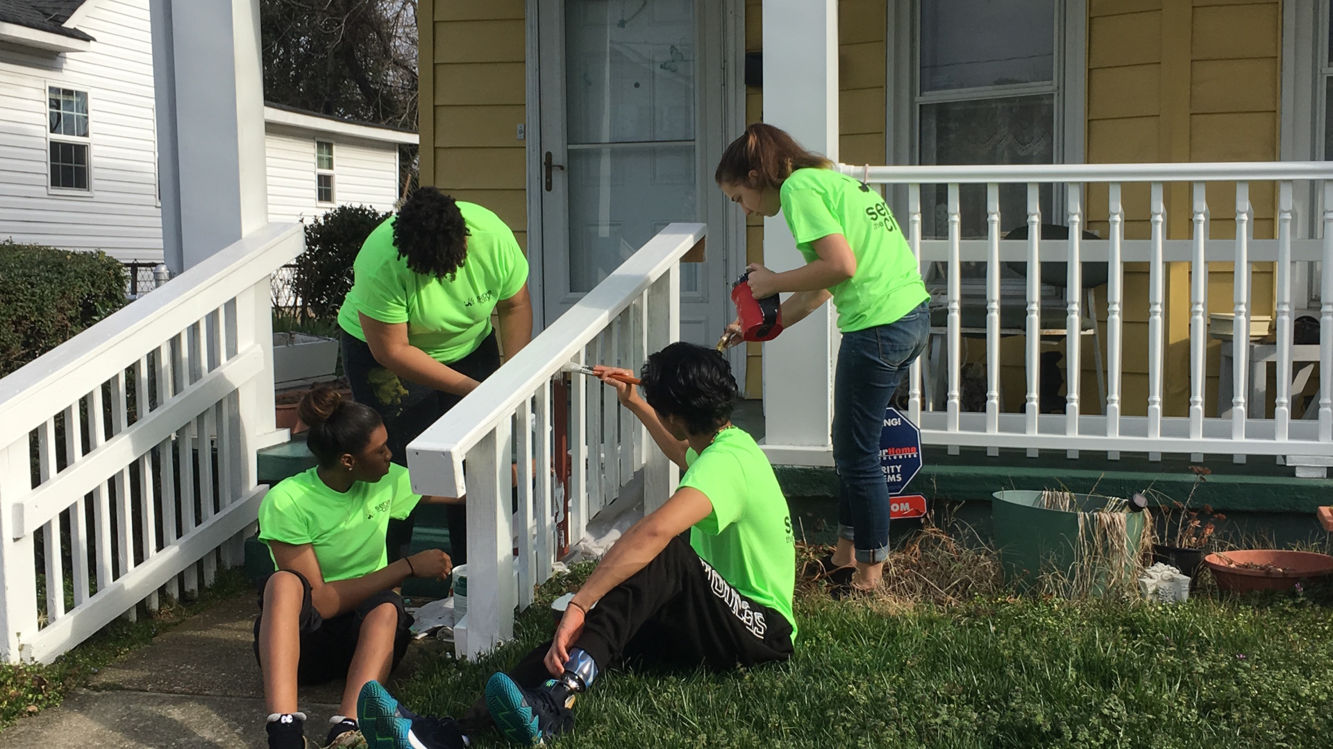 Big Volunteer Day Painting Project Serve the City Peninsula