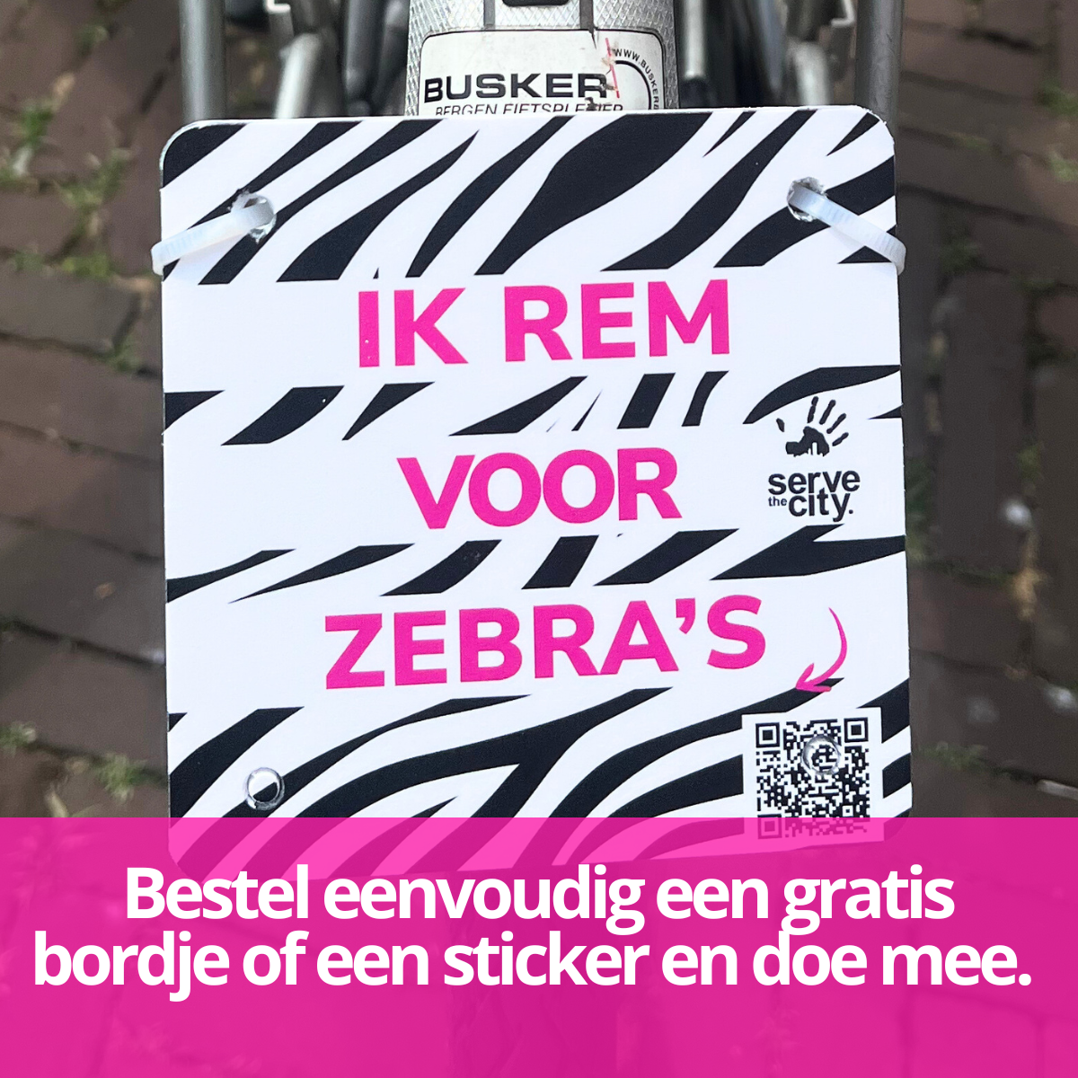 ik rem voor zebra's