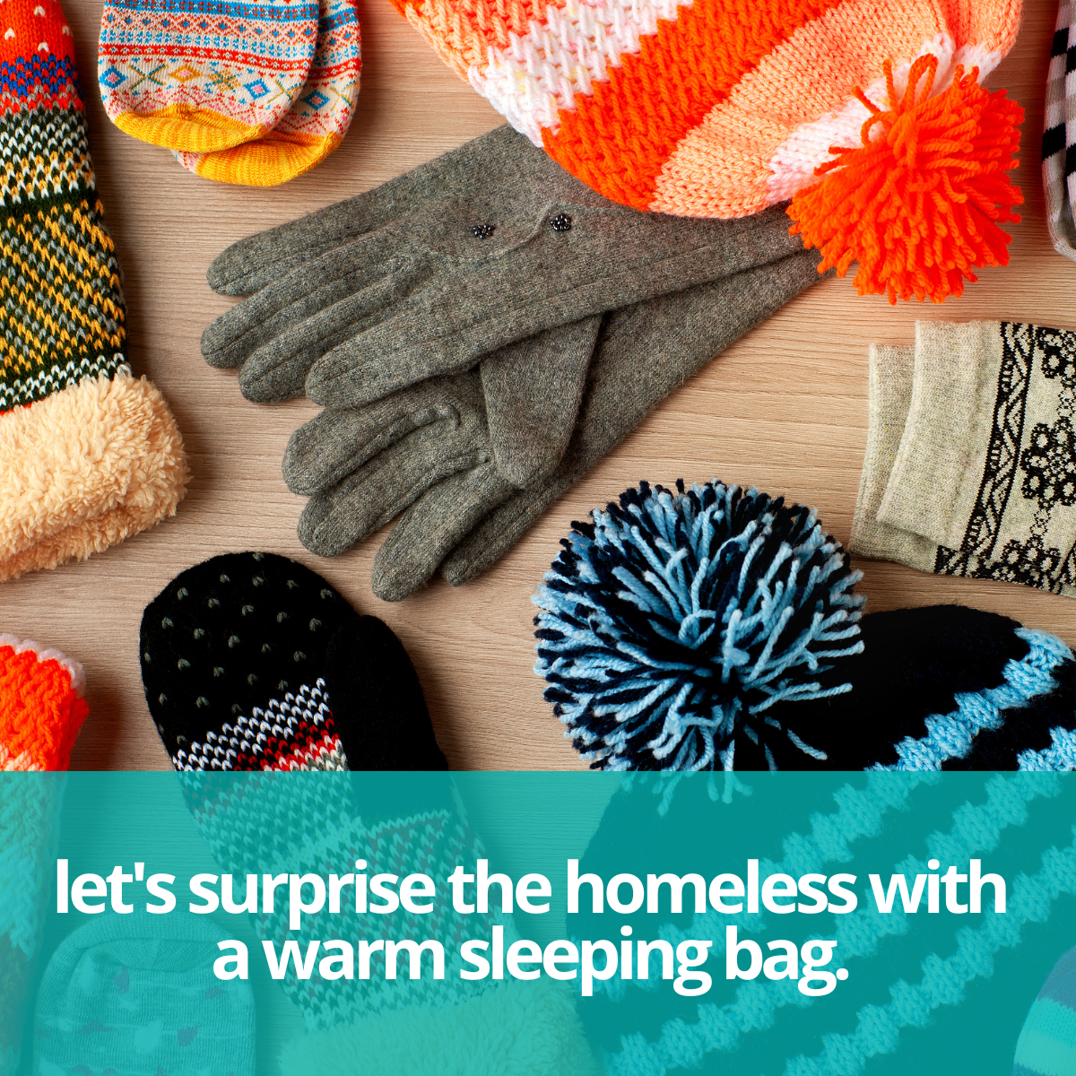 Donate sleeping bag