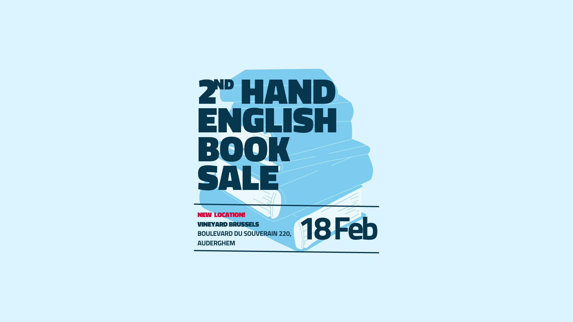 Second Hand English Book Sale Winter Edition Serve the City Brussels