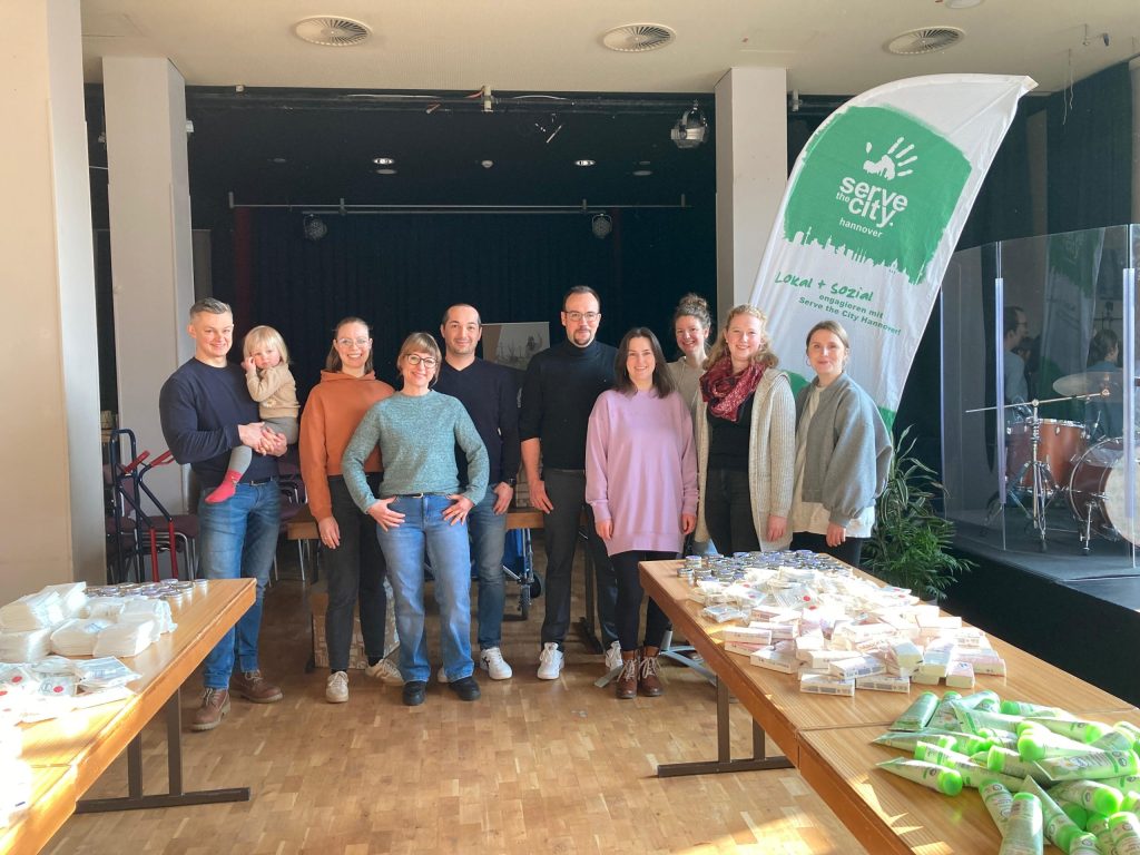 Gemeinde dreisechzehn hilft Serve the City