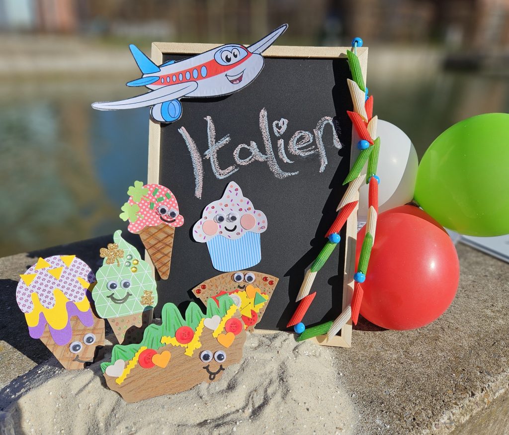Wir wollen mit den Kindern spielen und basteln - das alles zum Thema 