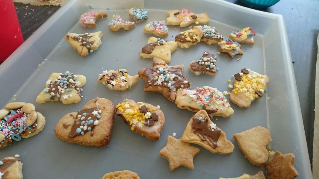 Gemeinsam mit Menschen mit Beeinträchtigungen möchten wir Plätzchen backen.