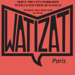 WATIZAT Workshop For Volunteers Interested in Helping Refugees in Paris, May 18th