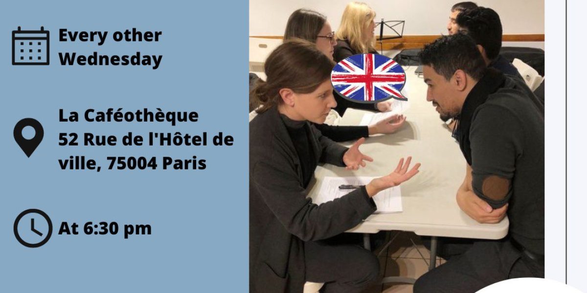 English Language Exchange - Wednesday, March 15th, Paris, France